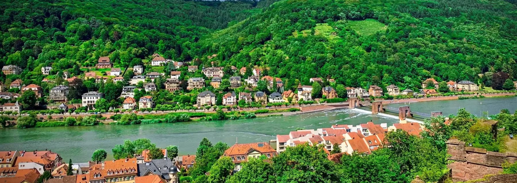 Europa - Alpes Suíços e Castelos (Rio Reno)