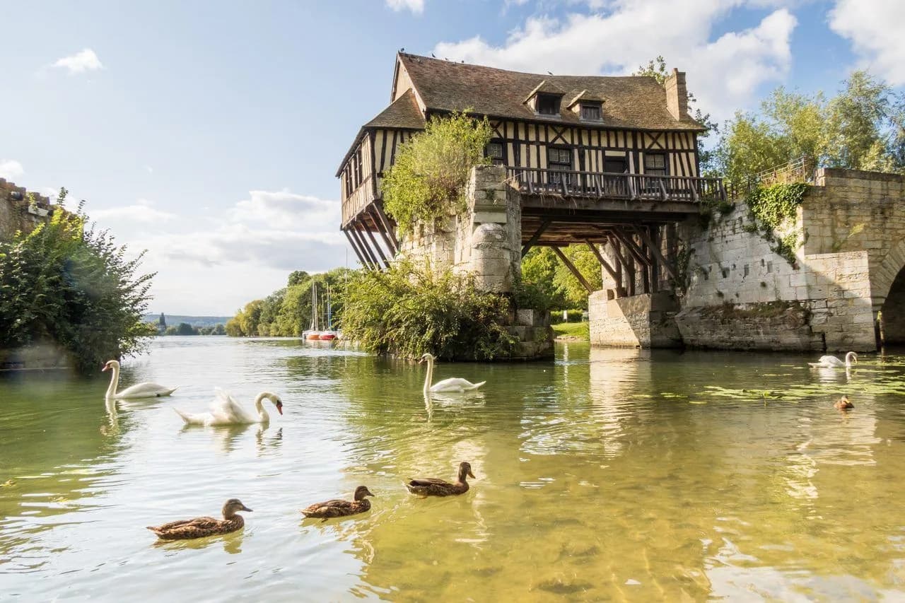 FRANÇA: O RIO SENA DE PARIS A ROUEN E VERNON