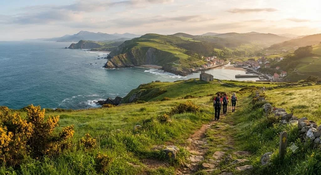 O Caminho de Santiago pela costa